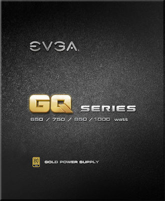 EVGA 650 GQ Ver.2.0 650W Μαύρο Τροφοδοτικό Υπολογιστή Semi Modular 80 Plus Gold