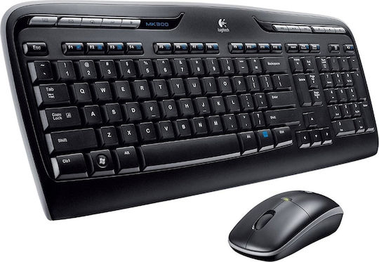 Logitech Wireless Combo MK330 Σετ Πληκτρολόγιο & Ποντίκι Ελληνικό