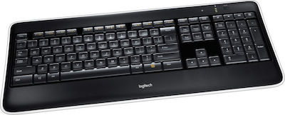 Logitech Wireless Illuminated Keyboard K800 Πληκτρολόγιο Αγγλικό UK