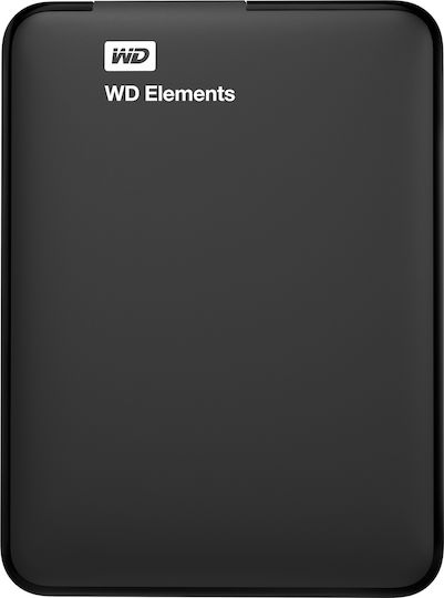 Western Digital Elements Portable USB 3.0 External 2.5" HDD 1TB Black