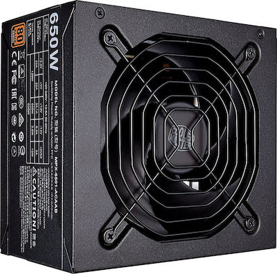 CoolerMaster MWE 650W Power Supply Full Wired 80 Plus Bronze