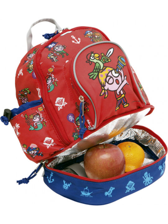 Laken Katuki Red with Insulated Area Piratikis Tasche Rucksack Rot Laken Katuki Red with Insulated Area Piratikis Tasche Rucksack Rot