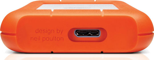 Lacie Rugged Mini USB 3.0 Εξωτερικός HDD 1TB 2.5" Πορτοκαλί