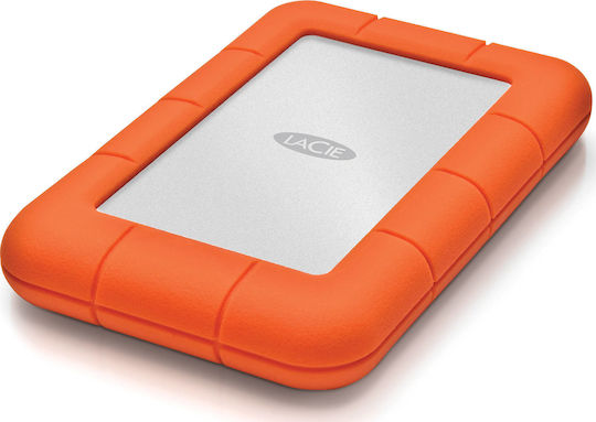 Lacie Rugged Mini USB 3.0 Εξωτερικός HDD 4TB 2.5" Πορτοκαλί