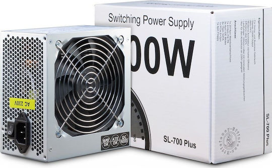 Inter-Tech SL-700 Plus 700W Gray Computer Power Supply Full Wired
