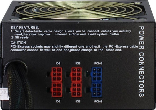 Inter-Tech Energon EPS-750W CM 750W Schwarz Netzteil für Computer Semi-Modular 80 Plus Bronze