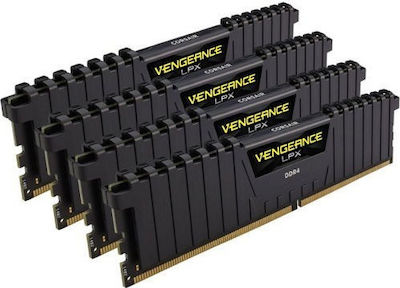 Corsair Vengeance LPX 32ГБ DDR4 RAM с 4 модула (4x8GB) и Скорост 3000 за Настолен компютър