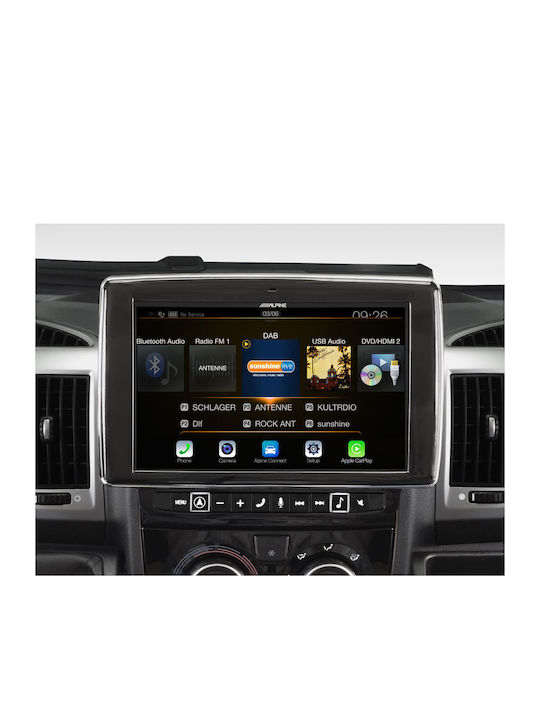 Alpine Car Audio System for Peugeot Boxer Fiat Ducato Citroen Jumper 2006-2011 (Bluetooth/USB/AUX/WiFi/GPS) I902D-DU