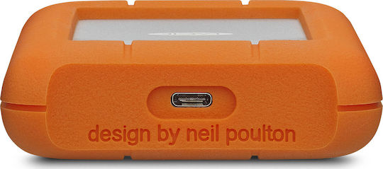 Lacie Rugged USB-C USB 3.1 / USB-C Εξωτερικός HDD 5TB 3.5" Κίτρινο