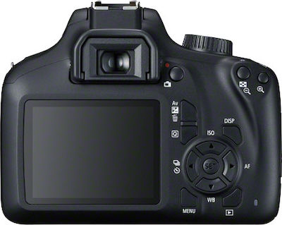 Canon DSLR Φωτογραφική Μηχανή EOS 4000D Crop Frame Body Black