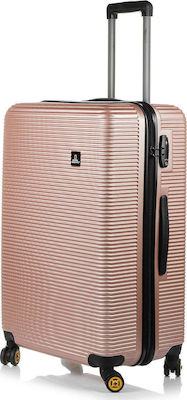 National Geographic N078HA.71 Großer Reisekoffer Hartschalen Rosa mit 4 Räder Höhe 76cm N078HA.71-14