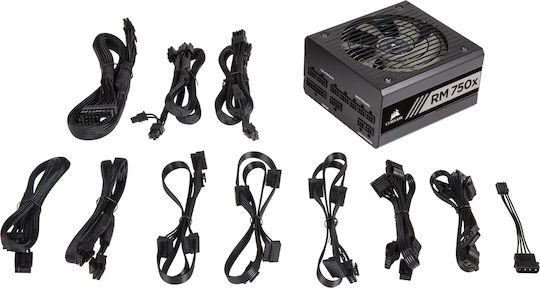 Corsair RMx 2018 Series RM750x 750W Τροφοδοτικό Υπολογιστή Full Modular 80 Plus Gold