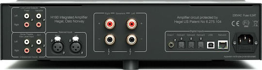 Hegel H190 Integrated Hi-Fi Amplifier Stereo 150W/8Ω Black