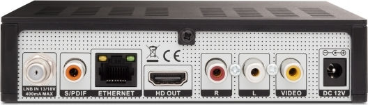 Amiko Satellite Decoder Mini HD265 Full HD (1080p) DVB-S / DVB-S2 with PVR Recording Function and Built-in Wi-Fi in Black Color