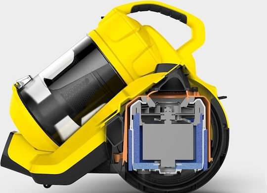 Karcher VC 3 Vacuum Cleaner 700W Bagless 0.9lt Yellow