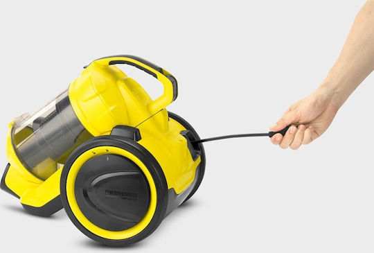 Karcher VC 3 Vacuum Cleaner 700W Bagless 0.9lt Yellow