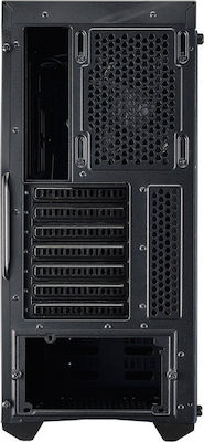 CoolerMaster Masterbox Lite 5 RGB Gaming Midi Tower Κουτί Υπολογιστή με Πλαϊνό Παράθυρο Μαύρο