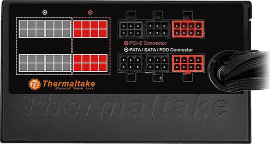 Thermaltake Smart SE 530W Μαύρο Τροφοδοτικό Υπολογιστή Semi Modular