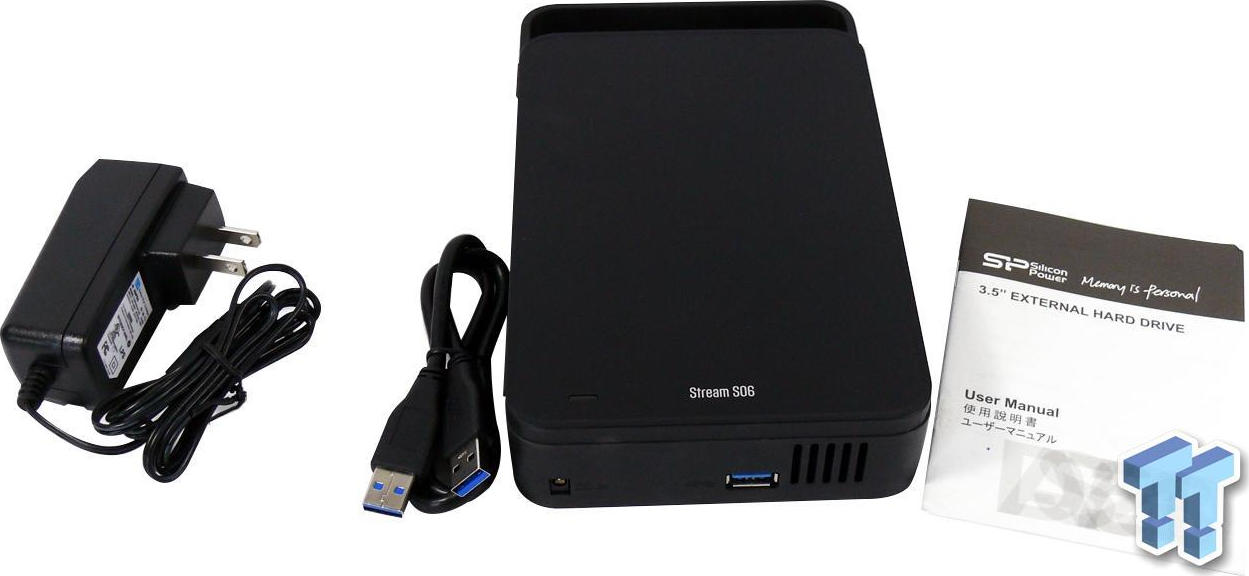 Silicon Power Stream S06 USB 3.0 Εξωτερικός HDD 3TB 3.5" Μαύρο - Skroutz.gr