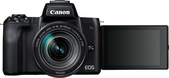 Canon EOS M50 Spiegellose Kameras Kit (EF-M 18-150mm F3.5-6.3 IS STM) Schwarze