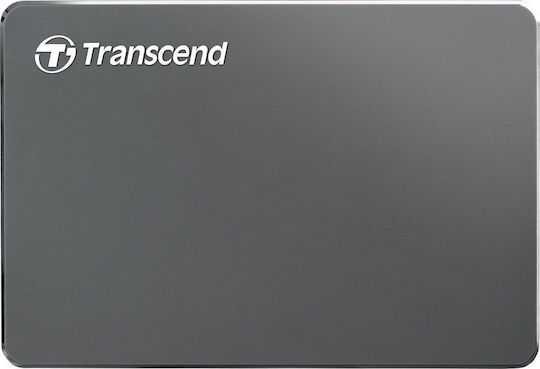 Transcend StoreJet 25C3 USB 3.1 Extern HDD 2TB 2.5" Gri