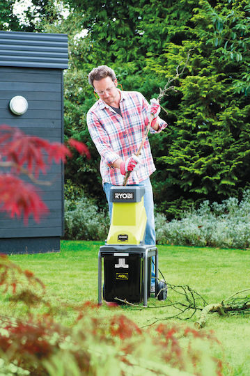 Ryobi RSH2545B Електрически Трошец За Клони За Почва