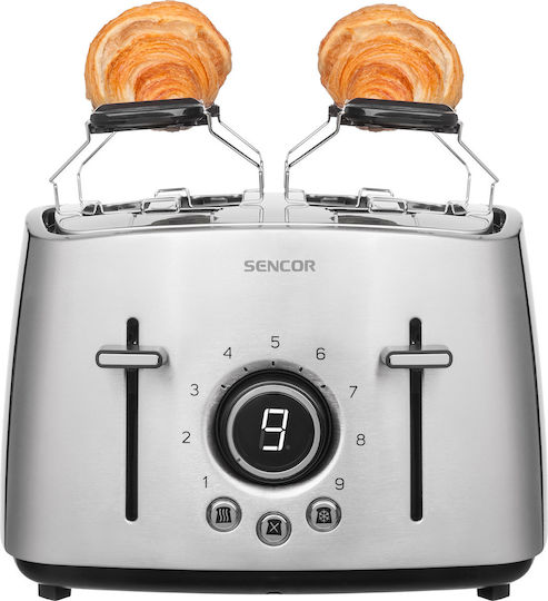 Sencor Тостер 4 слота 1600W Inox