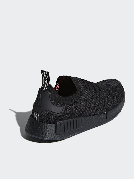 NMD_R1 STLT Primeknit Ανδρικά Sneakers Μαύρα