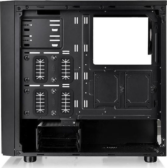 Thermaltake Versa J21 Tempered Glass Edition Gaming Midi Tower Κουτί Υπολογιστή με Πλαϊνό Παράθυρο Μαύρο