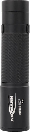Ansmann Flashlight LED with Maximum Brightness 60lm Torch Future T50F Black