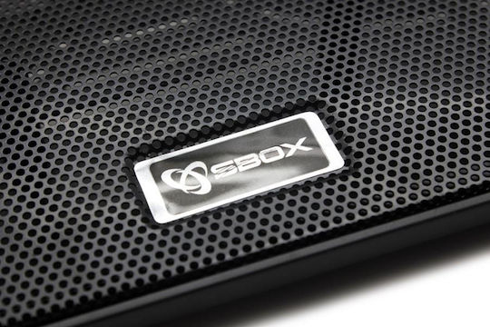 Sbox CP-101 Cooling Pad για Laptop έως 15.6" με 2 Ανεμιστήρες και Φωτισμό