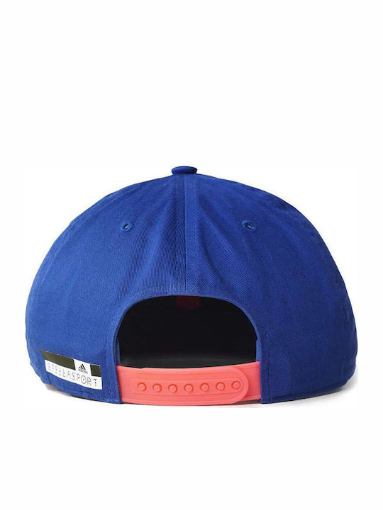 Adidas Stellasport Cap Jockey mit geradem Schirm Blau