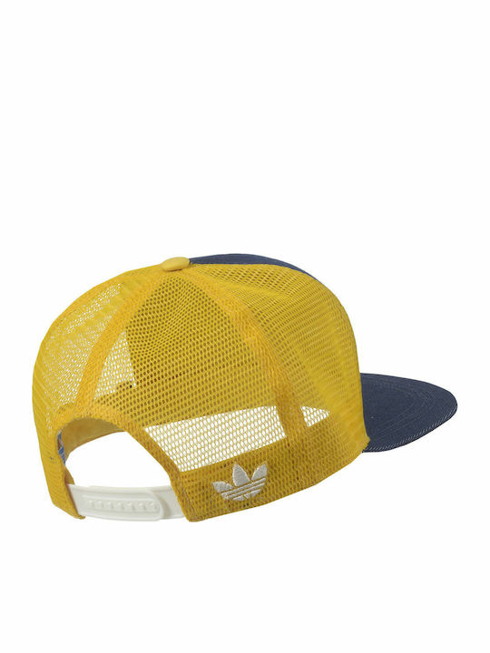 Adidas NBA Lakers Jockey mit Netz und geradem Schirm Blau