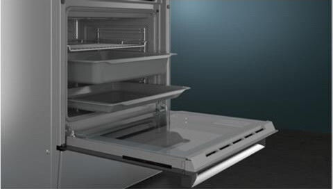 Siemens Herd 66Es mit Keramikkochfeldern P60cm. Inox