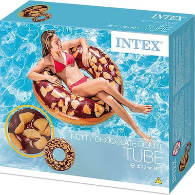 Intex Inflatable Floating Ring Donut Brown 114cm