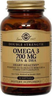 Solgar Double Strength Omega 3 Рибено масло 120 софтджел