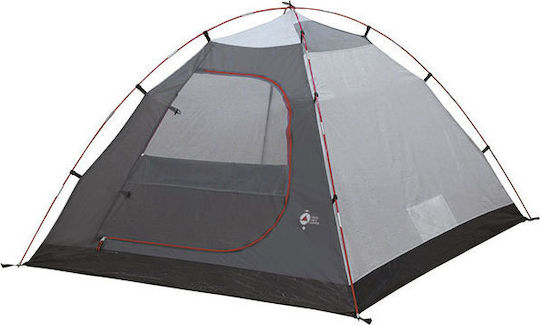 High Peak Nevada 4 Camping Tent Igloo Gray with Double Cloth 4 Seasons for 4 People Waterproof 3000mm 290x240x130cm