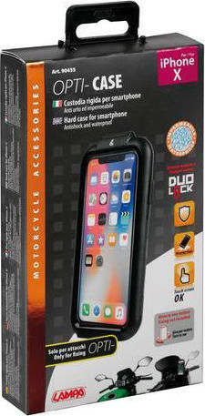 Lampa Hard Case Optiline Duolock Θήκη Κινητού Apple iPhone X / Xs για Βάση Στήριξης Μοτοσυκλέτας