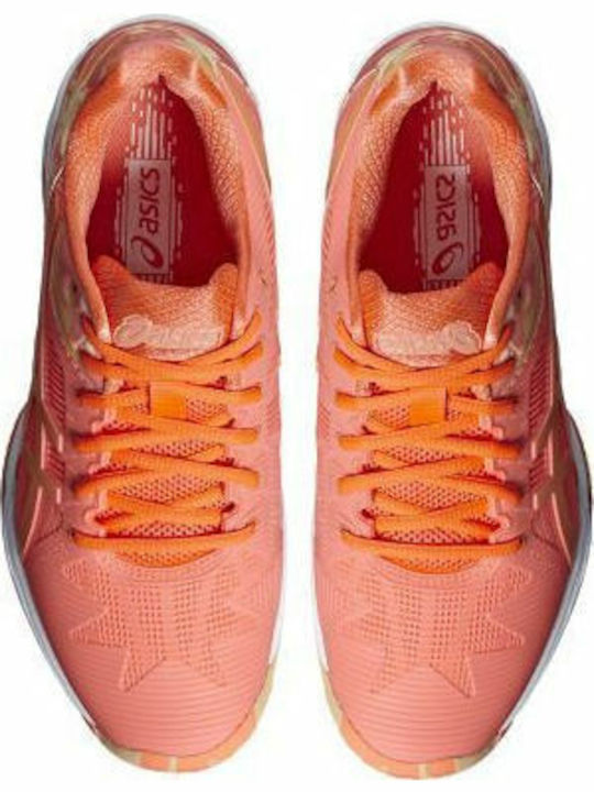 ASICS Gel-Solution Speed 3 L.E Γυναικεία Παπούτσια Τένις για Χωμάτινα Γήπεδα Πορτοκαλί