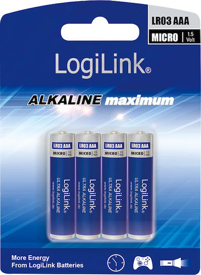 LogiLink Ultra Baterii Alcaline AAA 1.5V 4buc