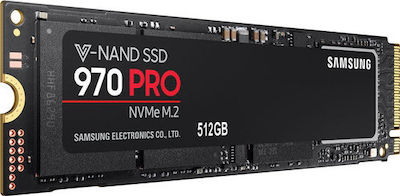 Samsung 970 Pro SSD 512GB τύπου M.2 με σύνδεση PCI Express 3.0 MZ-V7P512BW