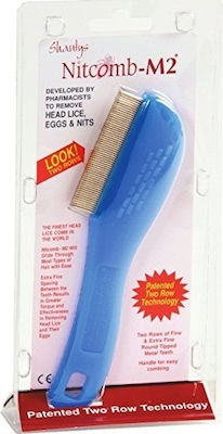 Shanty's M2 Nitcomb Lice Treatment Comb for Children Blue 1pcs