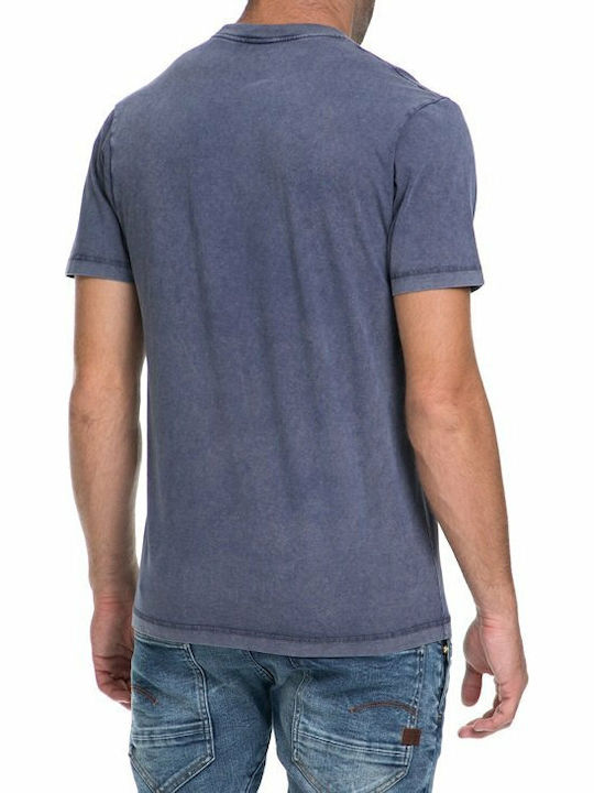 Franklin & Marshall Men's Short Sleeve T-shirt Blue