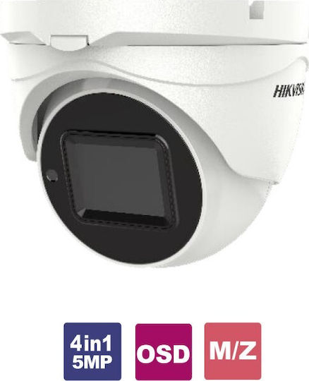 Hikvision DS-2CE56H0T-IT3ZF CCTV Cameră de Supraveghere Full HD+ 5MP Rezistentă la apă cu Lentilă 2.7-13.5mm