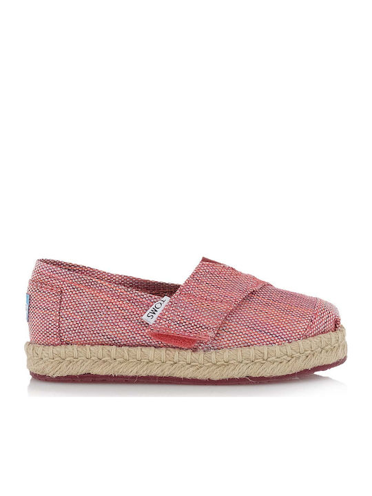 Toms Παιδικές Εσπαντρίγιες Ροζ Chambray Pomegrnt