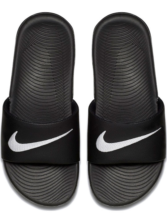Nike Παιδικές Σαγιονάρες Slides για Αγόρι Μαύρες Kawa