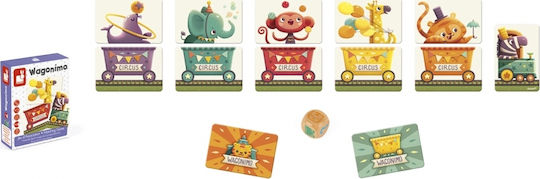 Επιτραπέζιο Παιχνίδι Wagonimo Matching Game 3+ Ετών (EN) Janod