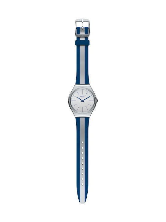 Swatch Skinspring Ρολόι Μπαταρίας με Καουτσούκ Λουράκι