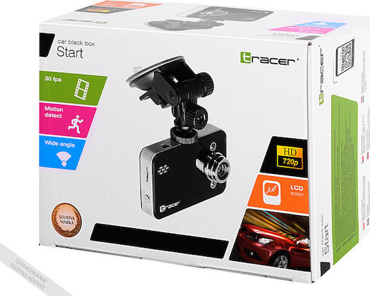 Tracer Camera Mobiride 720P Windshield Car DVR, 2.4" Display with Suction Cup