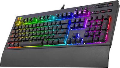 Thermaltake TT Premium X1 RGB Gaming Keyboard with Cherry MX Speed switches and RGB lighting (English US)